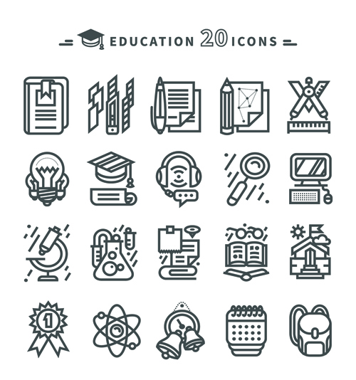 Black Outline Free Vector Icons