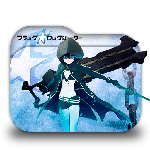 Black Rock Shooter Icon Folder