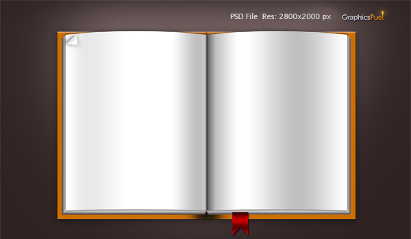 Blank Book Page Template