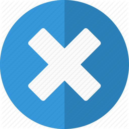 Blue Cross Icon