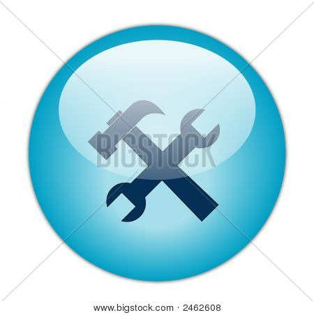 Blue Tools Icon