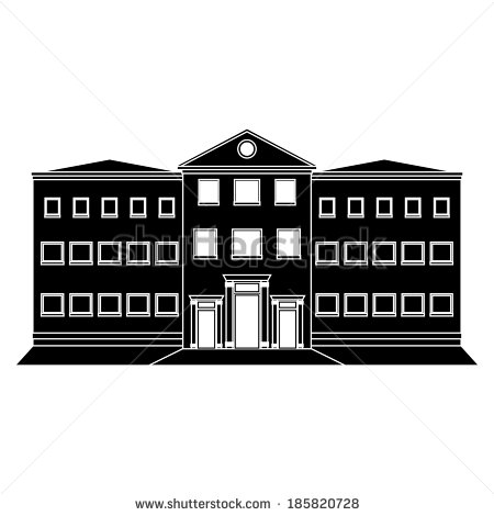 Building Silhouette Vector