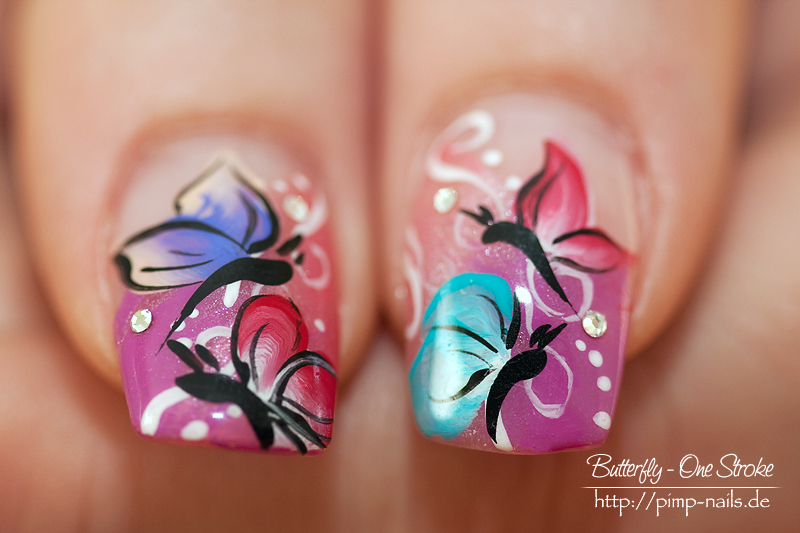 Butterfly Nail Art Design