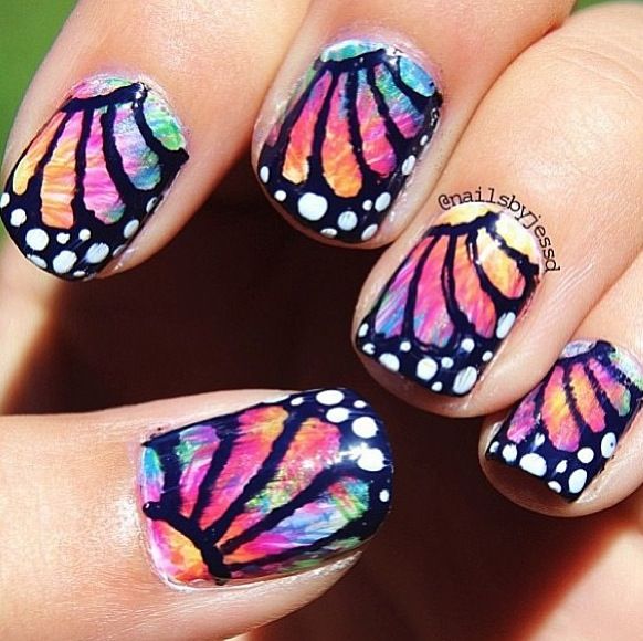Butterfly Nail Art Design