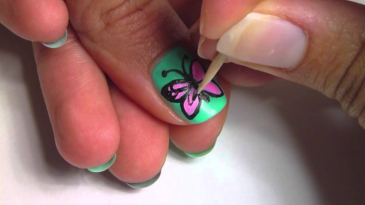 Butterfly Nail Art