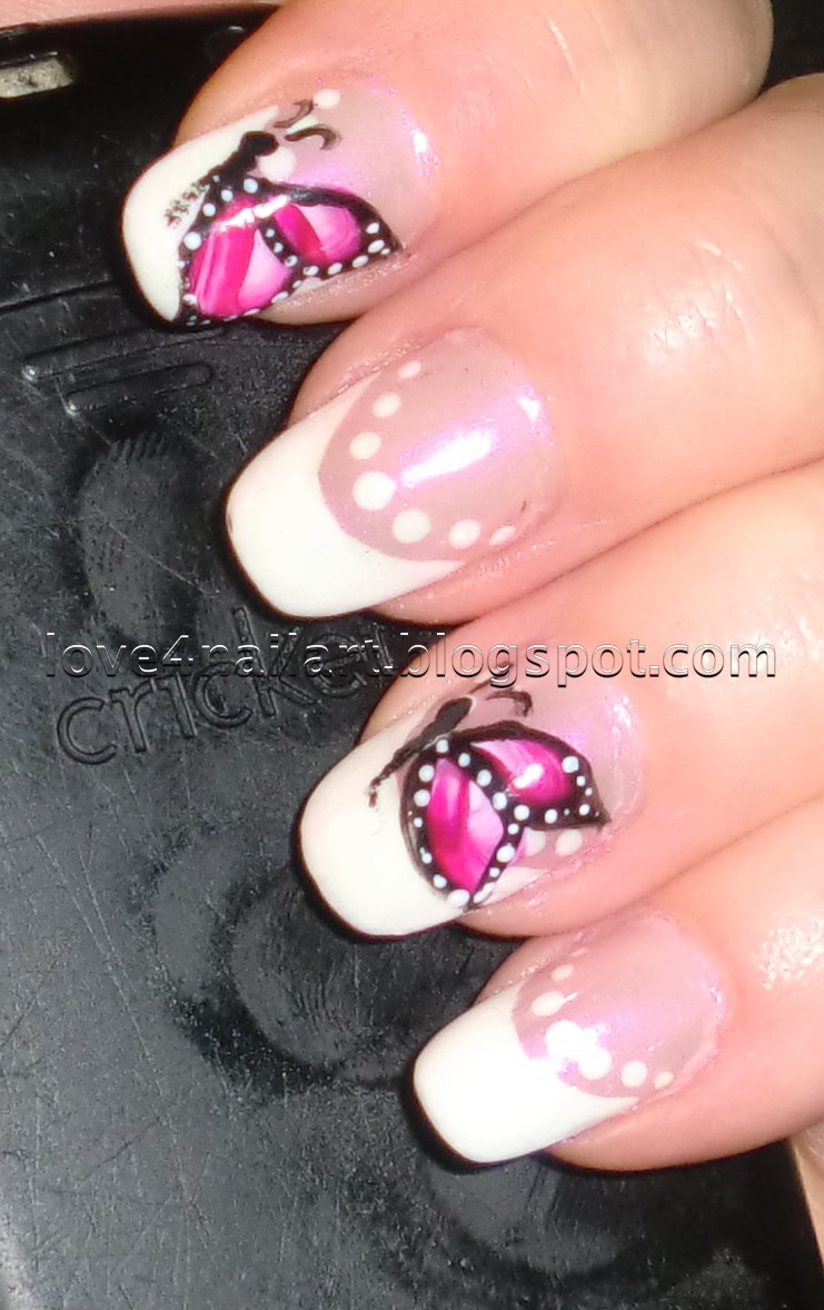 Butterfly Nail Design