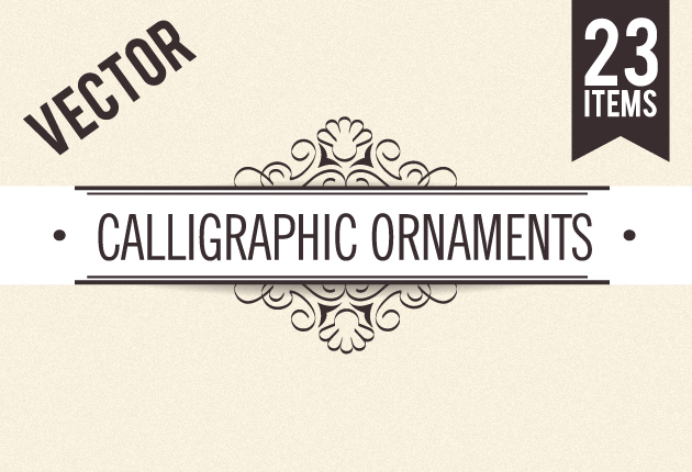 Calligraphic Vector Ornaments
