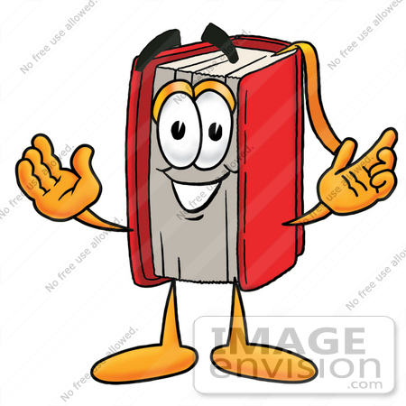 Cartoon Book Character Clip Art