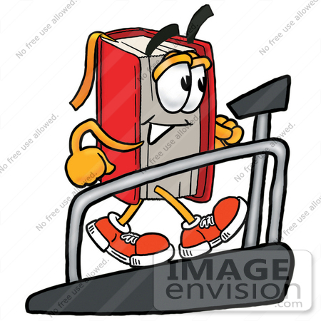 Cartoon Book Character Clip Art