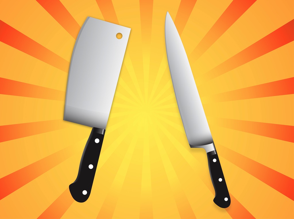 Cartoon Kitchen Knife