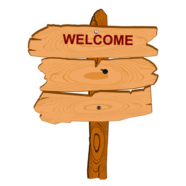 Cartoon Wooden Sign Vector Cartoon Wooden Sign Vector