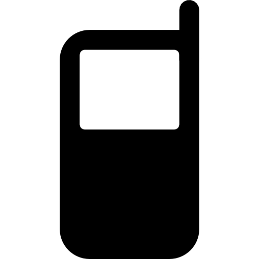 Cell Phone Icon Black