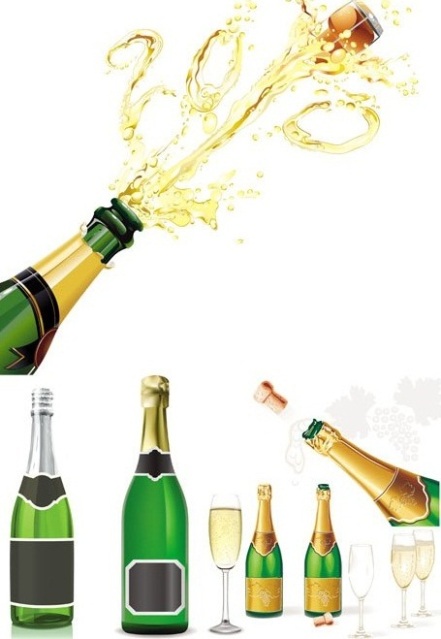 Champagne Bottle Clip Art Free