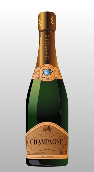 Champagne Bottle Clip Art Free