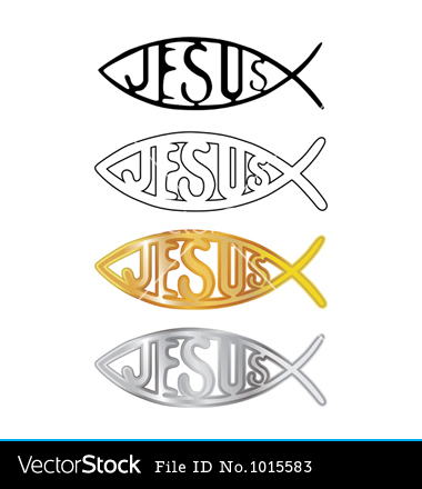 Christian Fish Symbol Vector