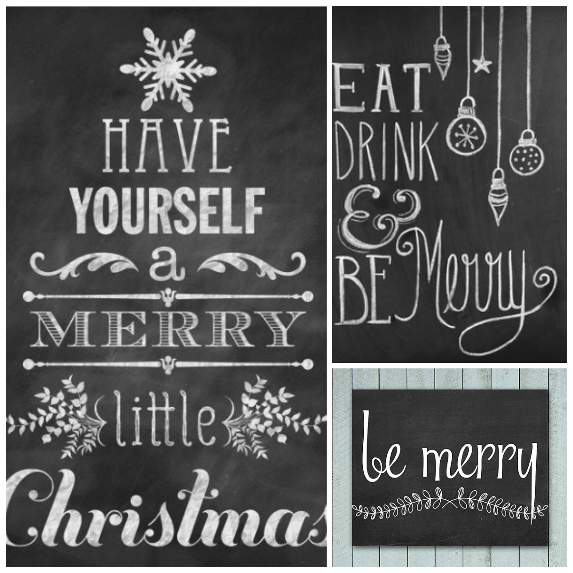 Christmas Chalkboard Fonts Designs