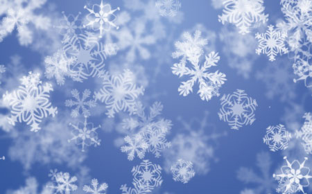 10 PSD Real Snow Flakes Images