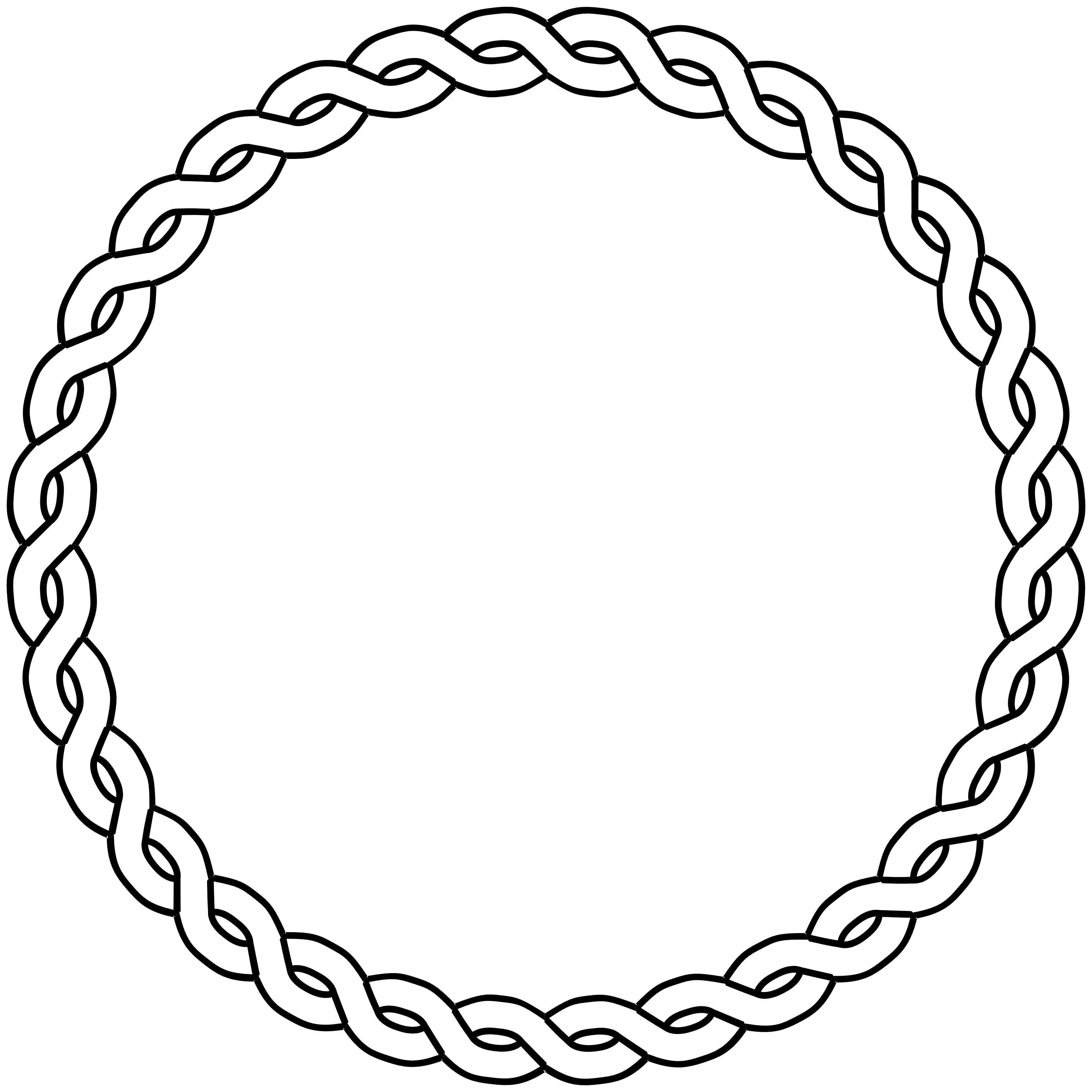 Circle Border Clip Art