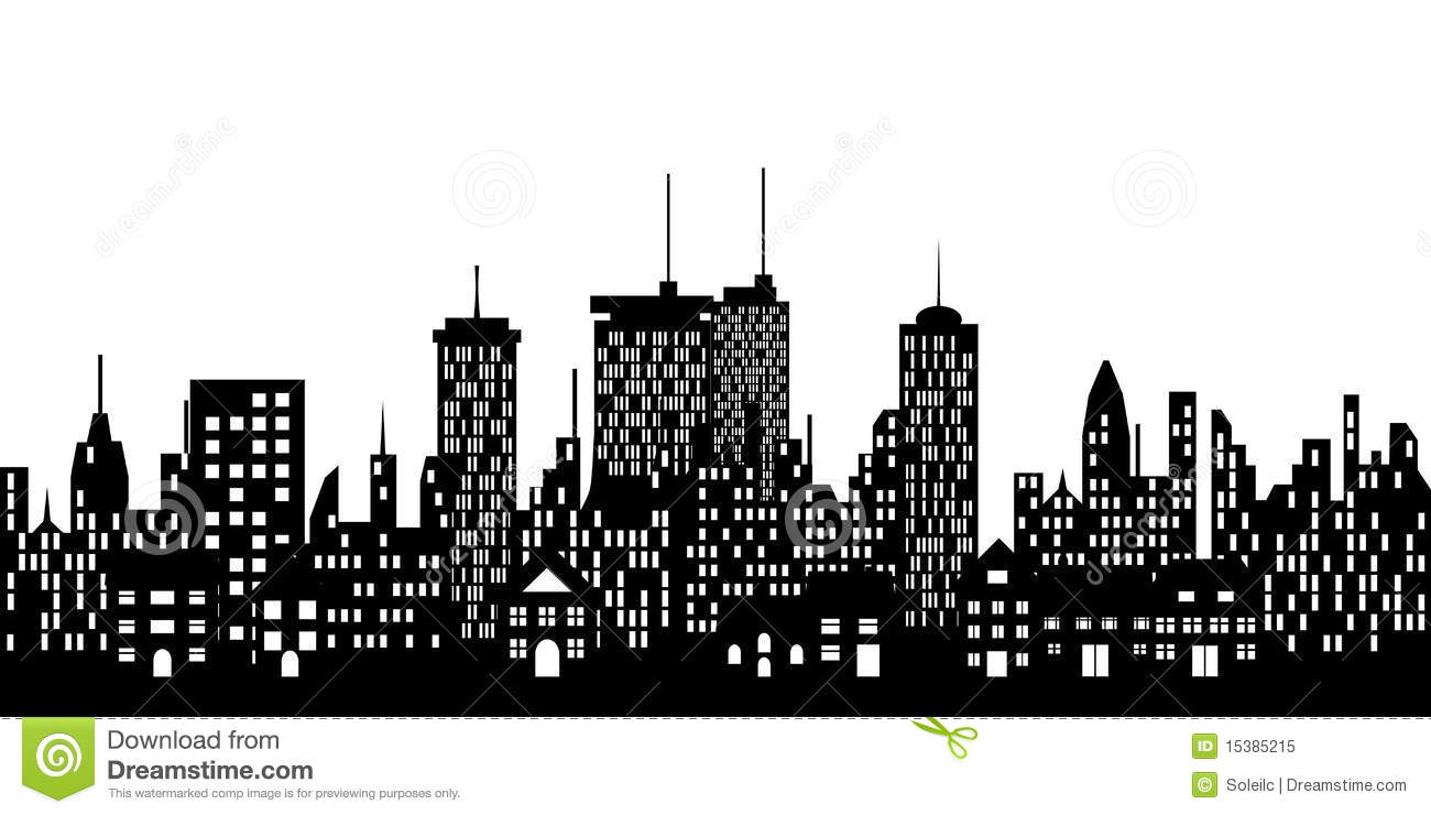 City Skyline Drawing