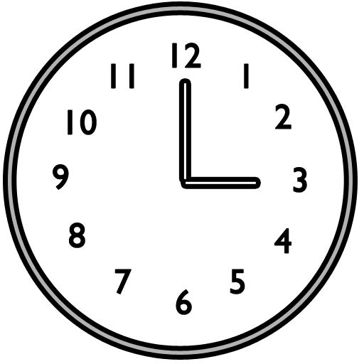 12 Clock Png Icon Sizes Images