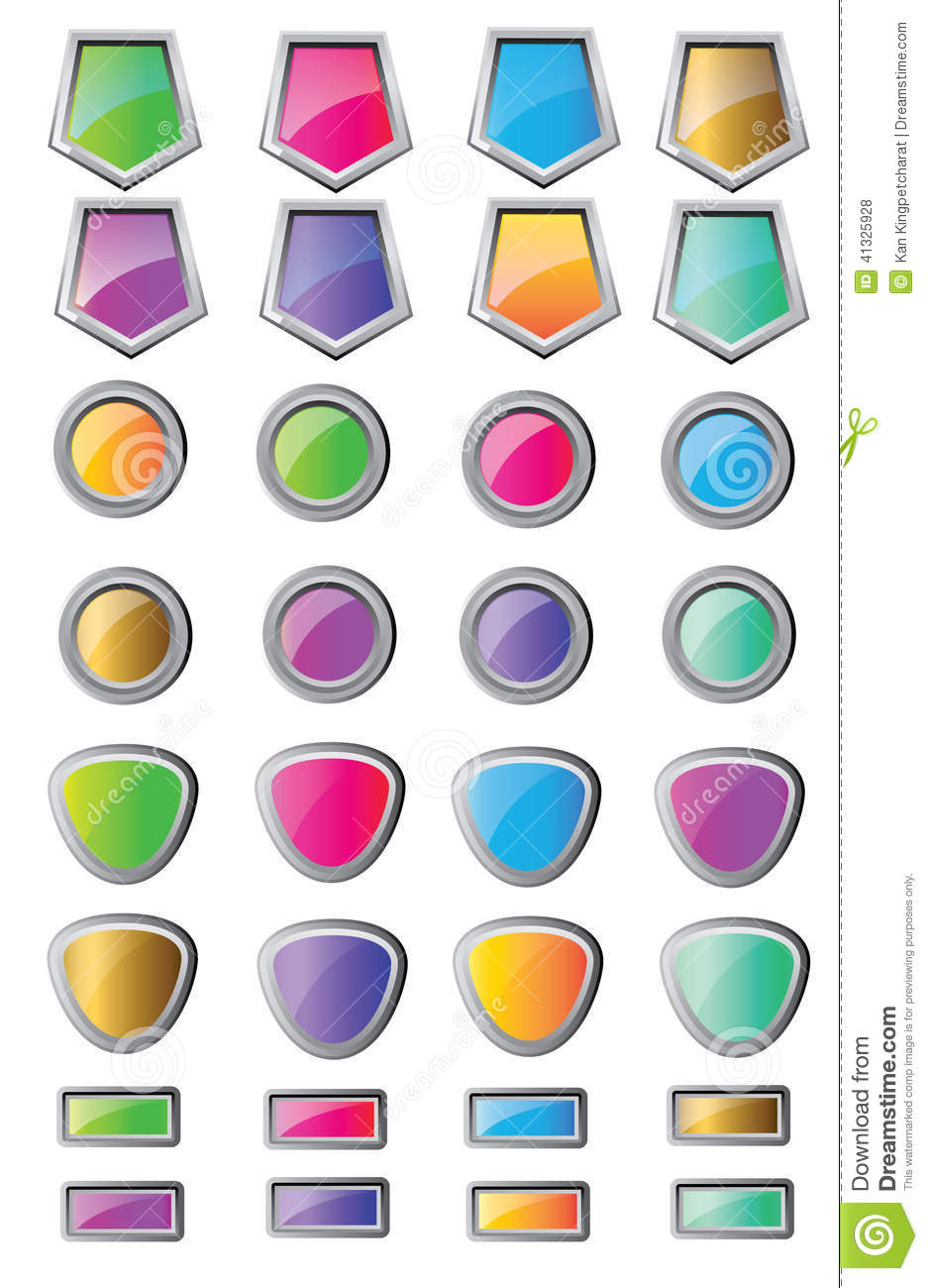Color Button Icons