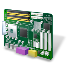 Computer Motherboard Cartoon