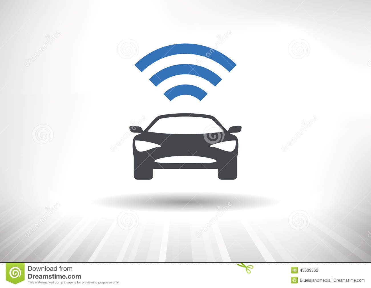 Connected Car Icon Connected Car Icon