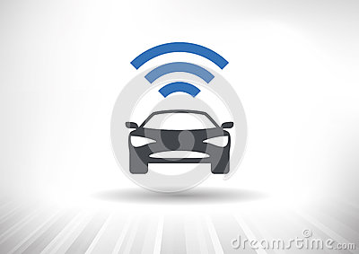 Connected Car Icon Connected Car Icon