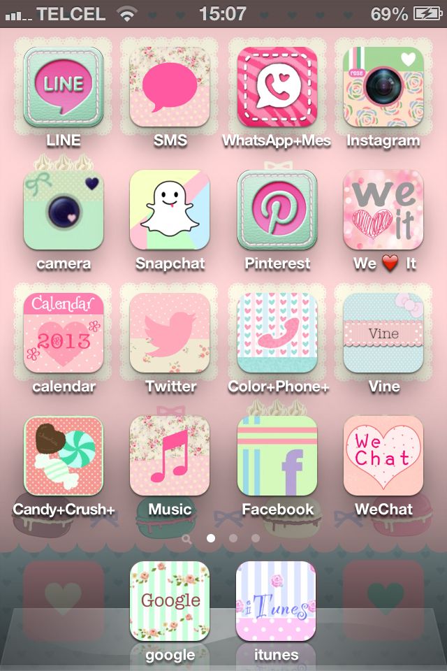 Cute iPhone App Icons