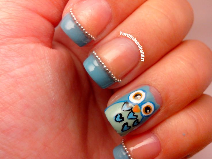 Cute Owl Nail Designs