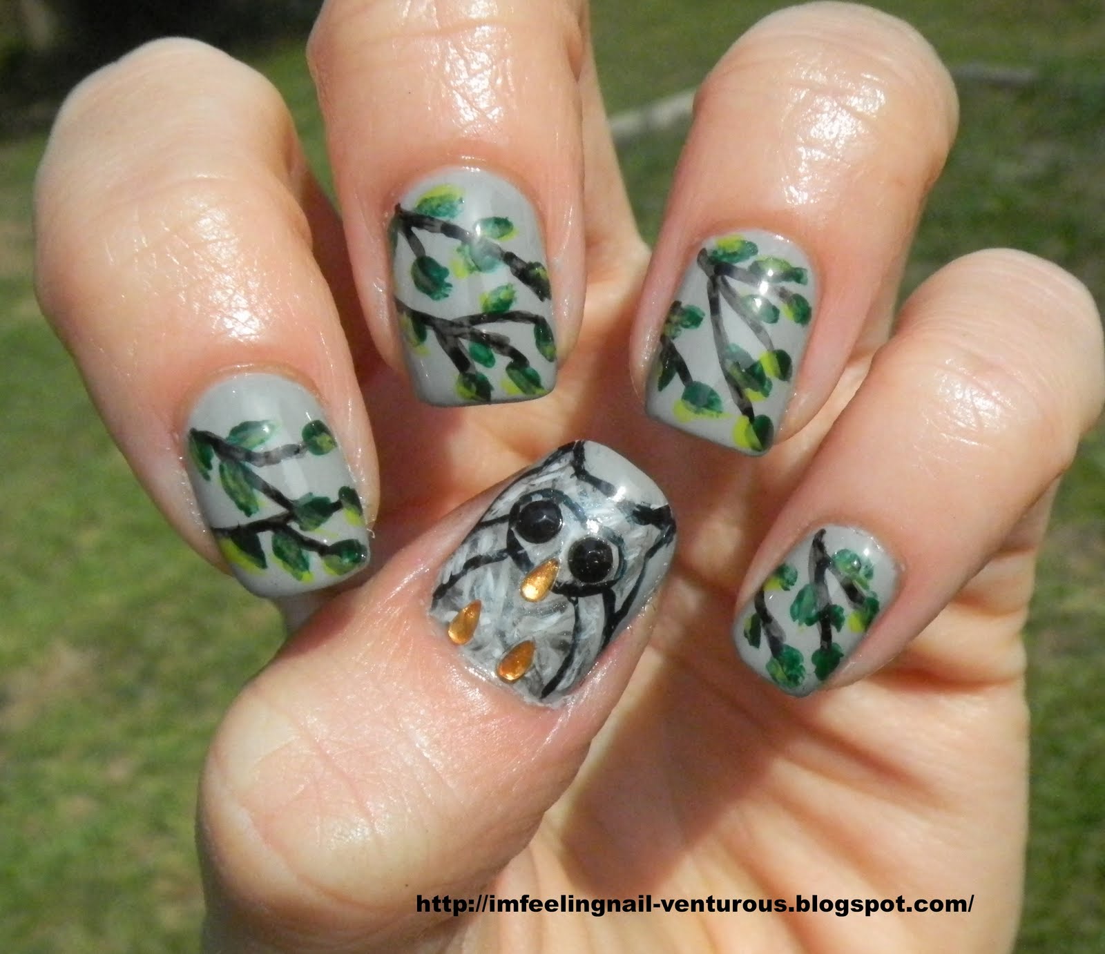 Cute Owl Nail Designs