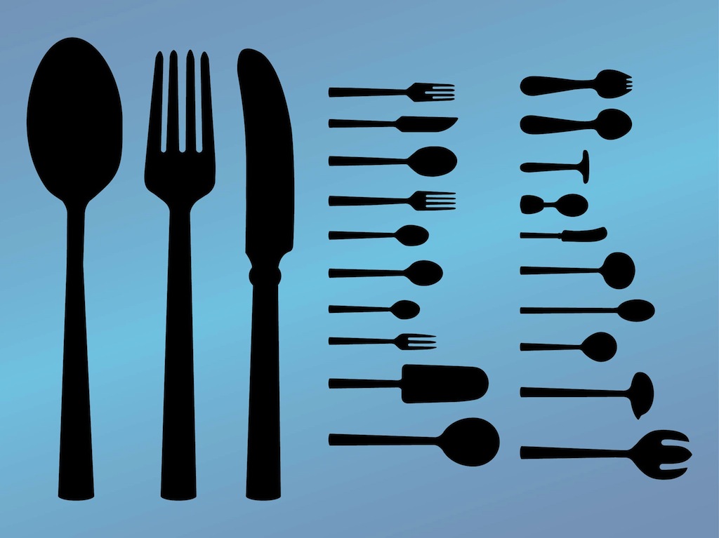 Cutlery Vector Clip Art