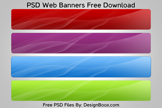 Download Free PSD Web Banners