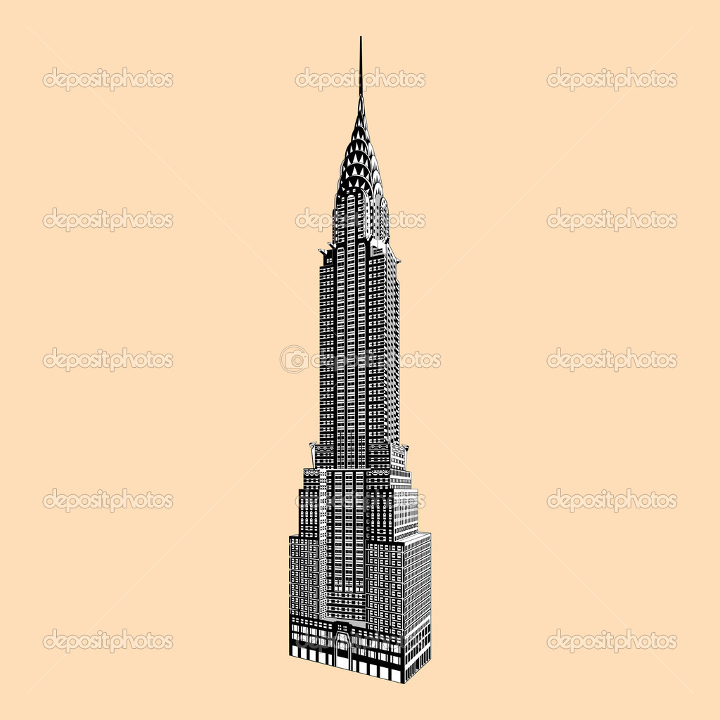 Empire State Building Skyline Vector