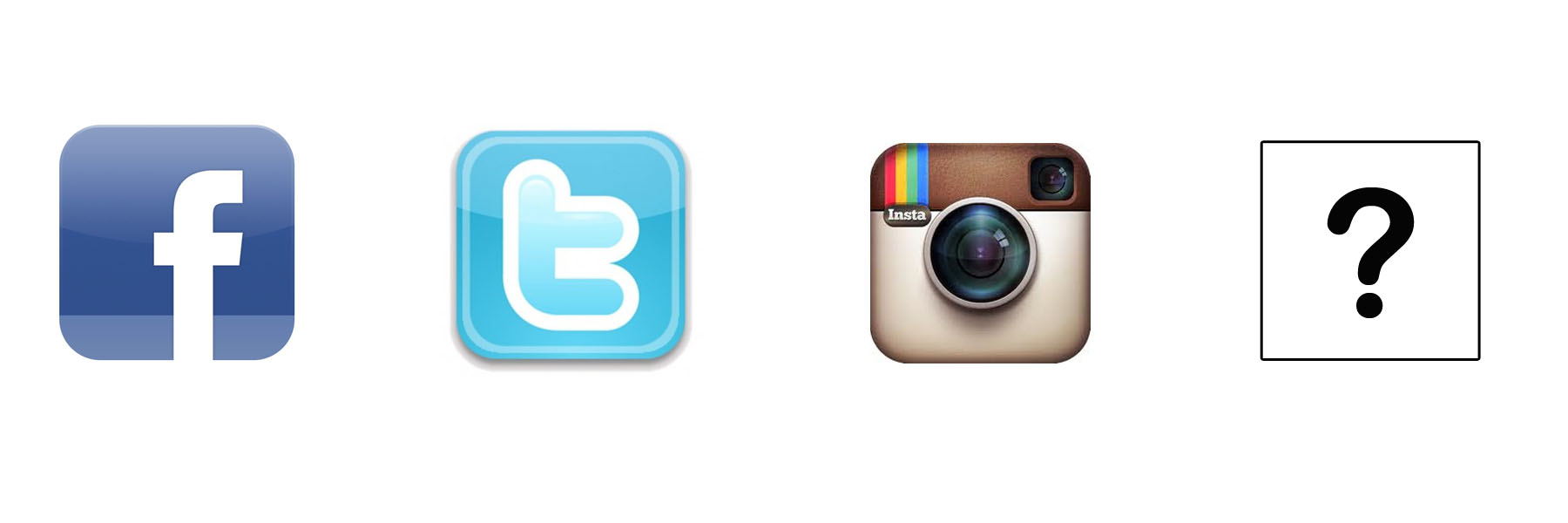 Facebook Twitter Instagram Logos