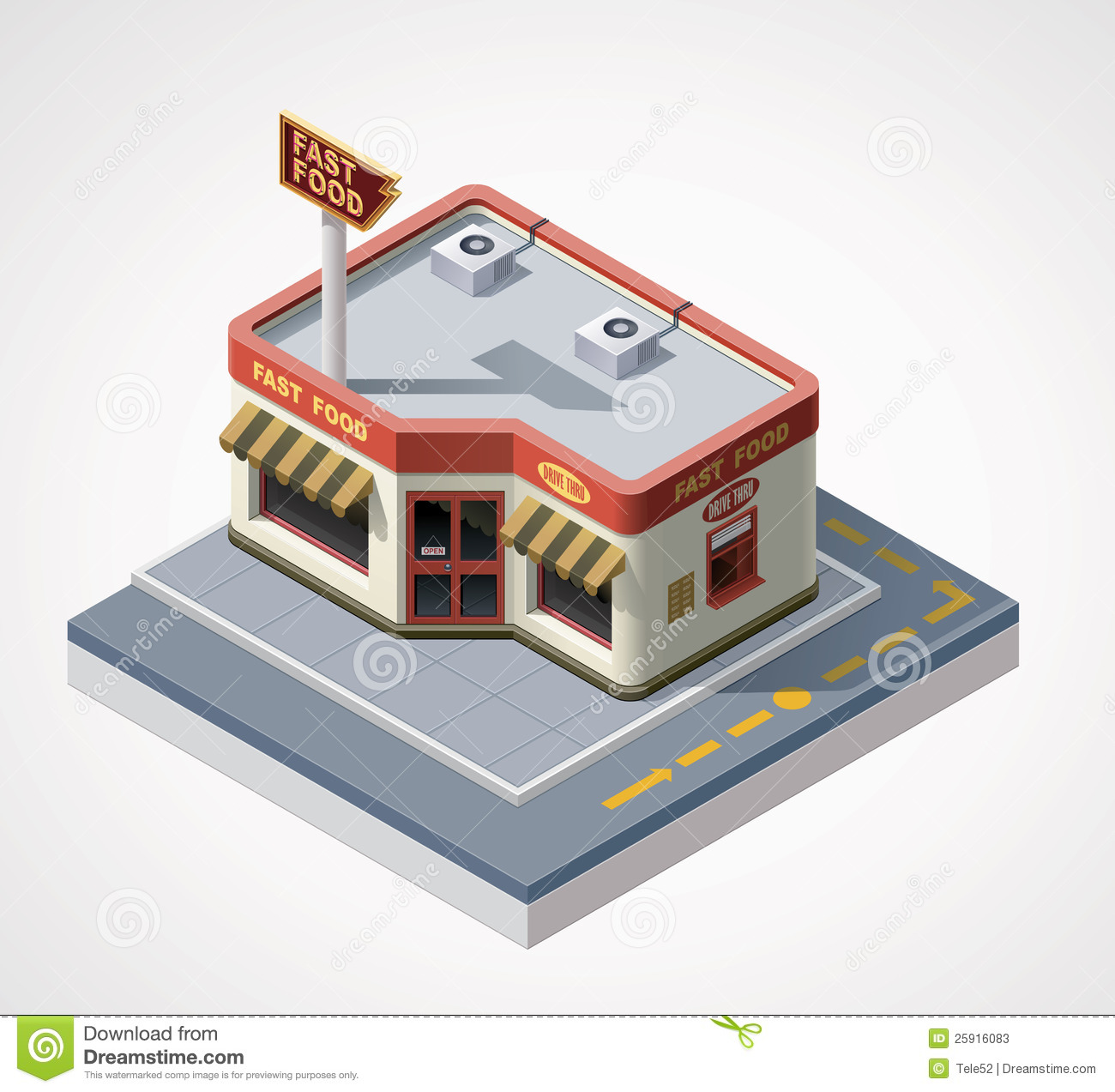 Fast Food Drive Thru Window Fast Food Drive Thru Window
