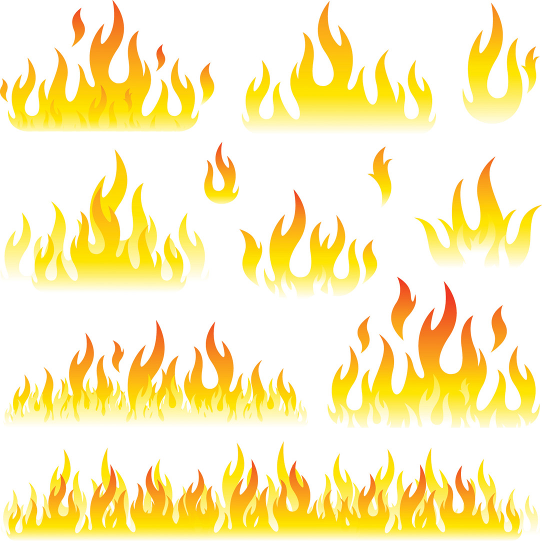 13 Fire Vector Free Download Images