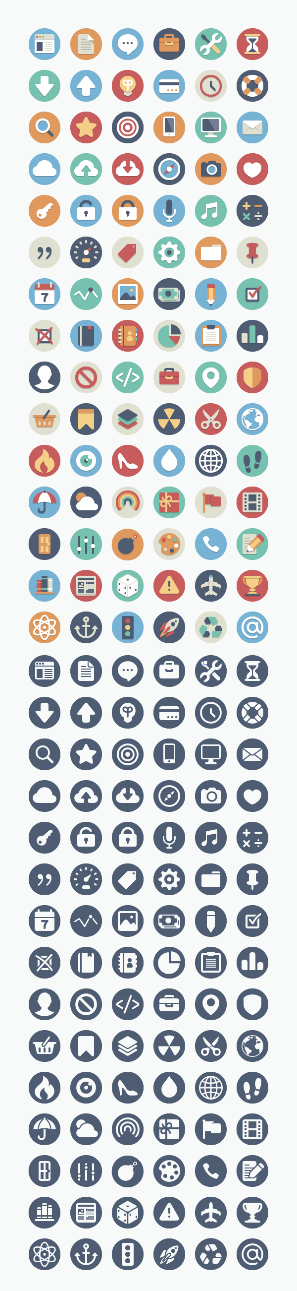 Flat Icons Free Download