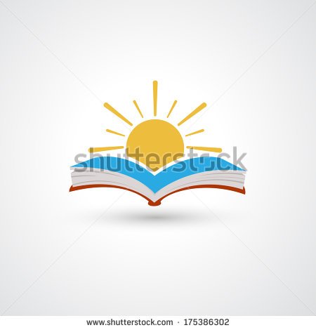 Flat Open Book Vector