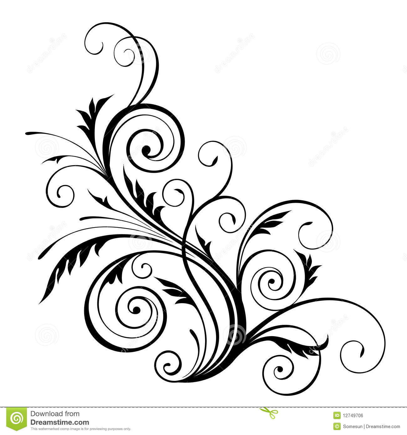 Floral Vector Design Elements