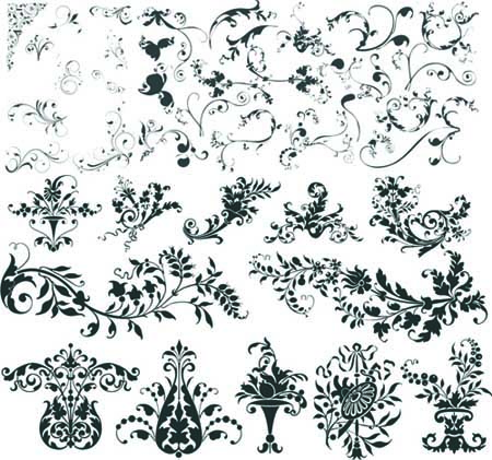 Floral Vector Design Elements