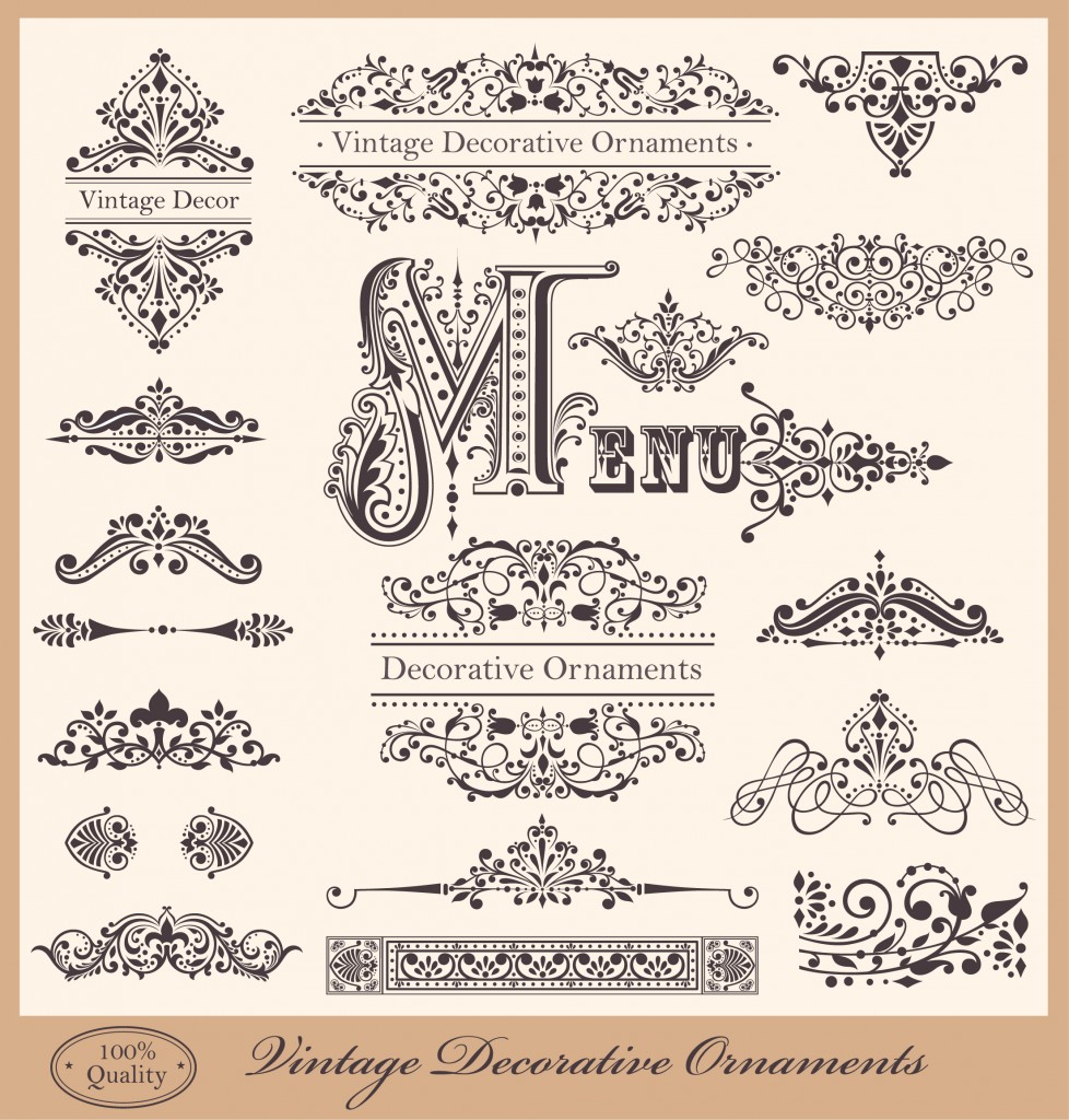 Free Christmas Vector Borders Vintage