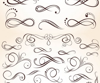 5 Vector Swirls And Curls Images