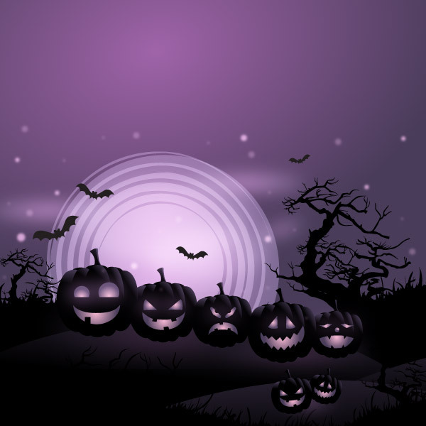 Free Halloween Vector Pumpkins