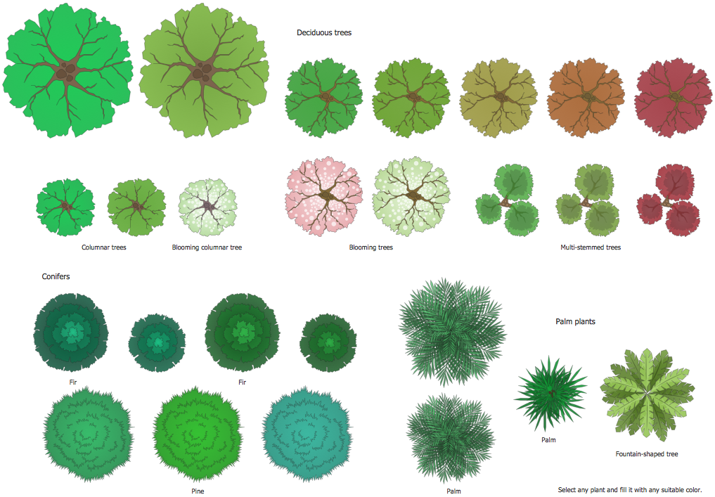 Free Landscape Design Tree Library