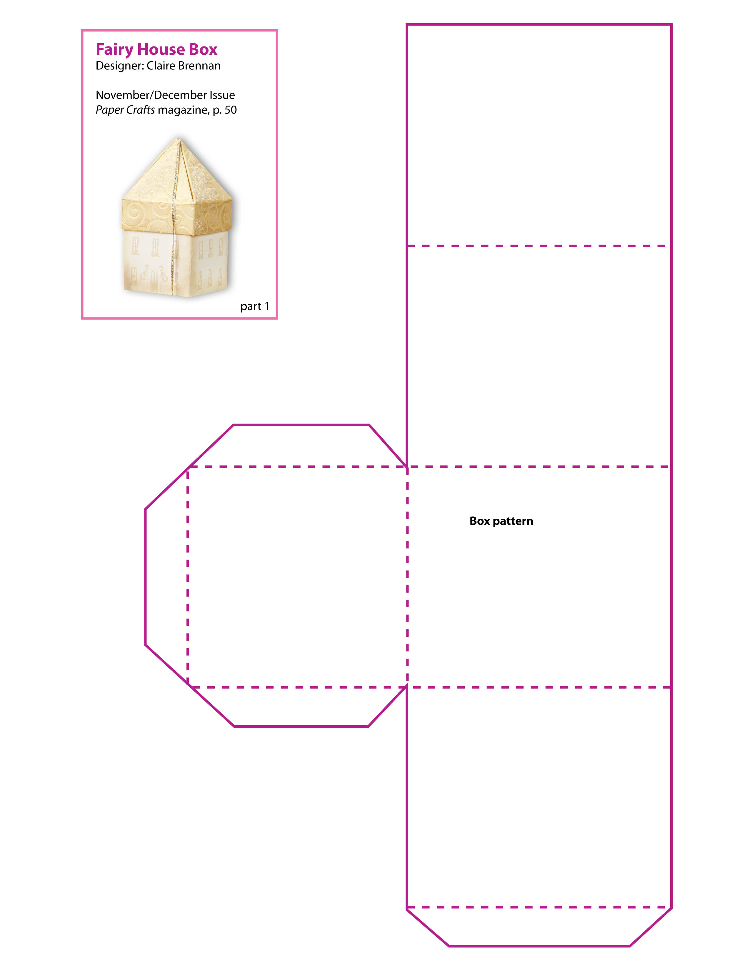 Free Paper Box Patterns