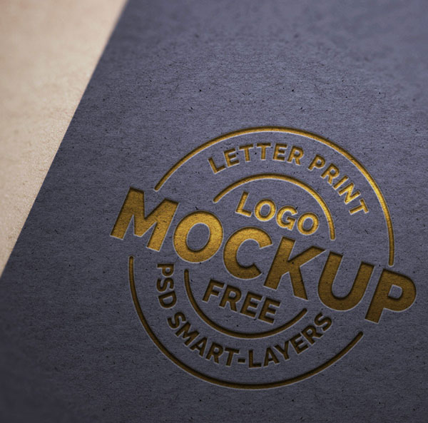 Free PSD Logo Mock-Up