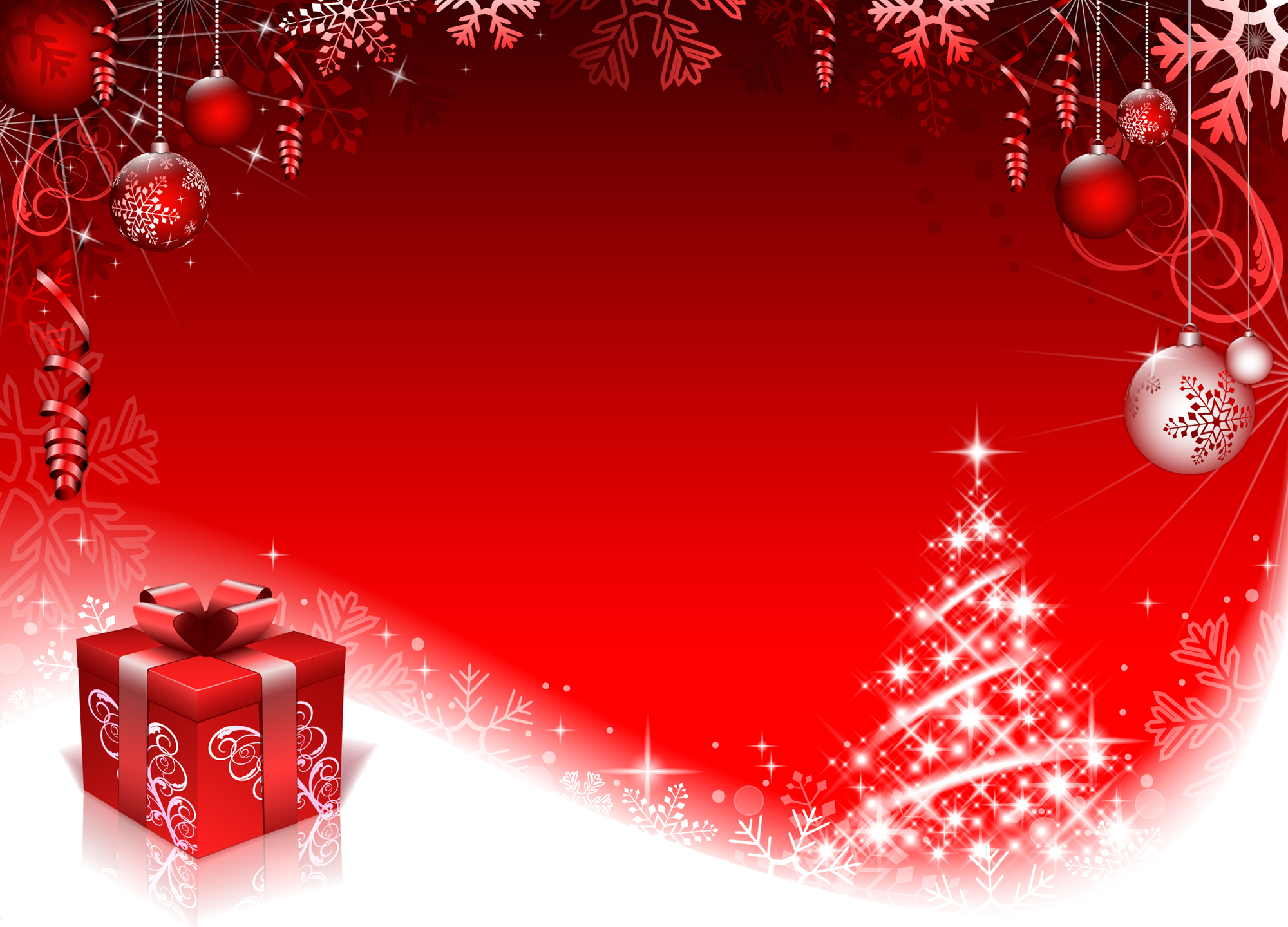 16 Free Psd Christmas Templates For Photoshop Images