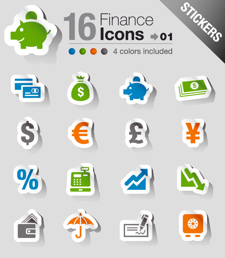 Free Vector Financial Icons