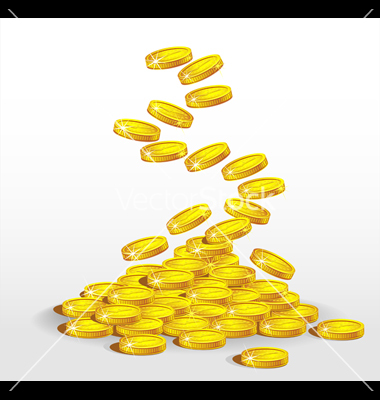 Gold Coin Vector Art Free